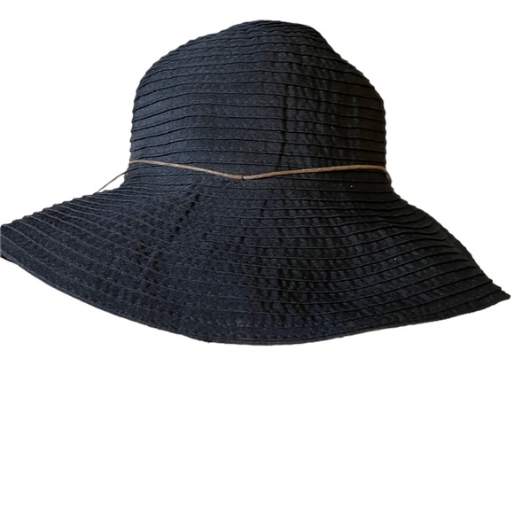 PETER GRIMM True Character Wide Brim Floppy Hat black Boho Chic Western Flair - Picture 4 of 6